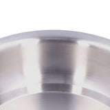 Stainless Steel Plate 304 Food Grade Material Stainless Steel Rounded Deepen Dish for Eating20cm/7.9in