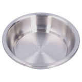 Stainless Steel Plate 304 Food Grade Material Stainless Steel Rounded Deepen Dish for Eating22cm/8.7in In Australia - Darrahopens
