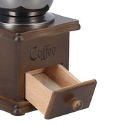 Manual Coffee Grinder Portable Retro Classic Fine Polished Pull Out Coffee Bean Grinder