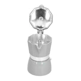 150ML Practical Aluminum Coffee Maker Octagonal Moka Coffee Pot for Home Office Kitchen ApplianceSilver In Australia - Darrahopens