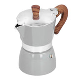 150ML Practical Aluminum Coffee Maker Octagonal Moka Coffee Pot for Home Office Kitchen ApplianceSilver
