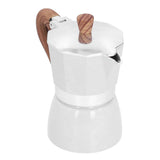 150ML Practical Aluminum Coffee Maker Octagonal Moka Coffee Pot for Home Office Kitchen ApplianceMilky White In Australia - Darrahopens