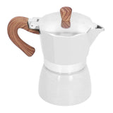 150ML Practical Aluminum Coffee Maker Octagonal Moka Coffee Pot for Home Office Kitchen ApplianceMilky White In Australia - Darrahopens