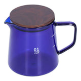 Tea Cup Borosilicate Glass 300ml 11.9oz Heat Resistant Household Coffee Mug Water Container with LidBlue In Australia - Darrahopens