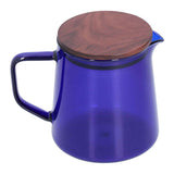 Tea Cup Borosilicate Glass 300ml 11.9oz Heat Resistant Household Coffee Mug Water Container with LidBlue In Australia - Darrahopens