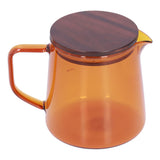 Tea Cup Borosilicate Glass 300ml 11.9oz Heat Resistant Household Coffee Mug Water Container with LidBrown In Australia - Darrahopens