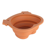 600ml Collapsible Dog Bowl Brown Durable Multifunctional Foldable Portable Dog Bowl for Hiking Camping In Australia - Darrahopens