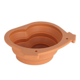 600ml Collapsible Dog Bowl Brown Durable Multifunctional Foldable Portable Dog Bowl for Hiking Camping In Australia - Darrahopens
