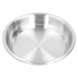 Deep Plate Stainless Steel Heavy Duty Salad Soup Serving Dish Tableware for Home Kitchen24cm In Australia - Darrahopens