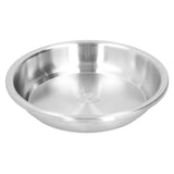 Deep Plate Stainless Steel Heavy Duty Salad Soup Serving Dish Tableware for Home Kitchen24cm