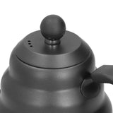 PTFE Stainless Steel Tea Pot Coffee Kettle Gooseneck Spout Pour Over Coffee Maker Drip Kettle Black1.2L