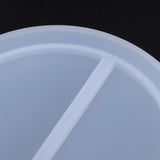 DIY Silicone Mold Oval Crystal Epoxy Resin Tea Coaster Mold for Home Kitchen Bakery