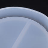 DIY Silicone Mold Oval Crystal Epoxy Resin Tea Coaster Mold for Home Kitchen Bakery