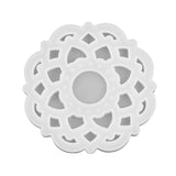 DIY Crystal Epoxy Resin Mold Innovative Shaped Mirror Silicone Candle Holder Mold for BakeryLotus Mold 60‑734 In Australia - Darrahopens