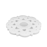 DIY Crystal Epoxy Resin Mold Innovative Shaped Mirror Silicone Candle Holder Mold for BakeryLotus Mold 60‑734