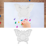 DIY Crystal Epoxy Resin Mold Innovative Shaped Mirror Silicone Candle Holder Mold for BakeryButterfly Mold 60‑735