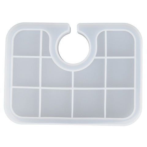 Silicone Mold Translucent Epoxy Resin Drop Glue Tray Tool for DIY Baking Decoration MakingSmall In Australia - Darrahopens