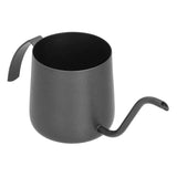 304 Stainless Steel PTFE Gooseneck Kettle with Inner Scale Pour Over Coffee Pot for Home250ml Black In Australia - Darrahopens