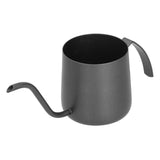 304 Stainless Steel PTFE Gooseneck Kettle with Inner Scale Pour Over Coffee Pot for Home250ml Black