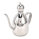 Stainless Steel Oil Can Portable High Water Tightness Stainless Steel Oil Can for Kitchen0.25L