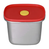 Lunch Box Red Excellent Sealing Easily Clean Environmental Protection Food Storage Containers for Students550ml