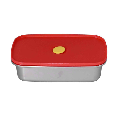 Lunch Box Red Non Pollution Good Sealing Lightweight Easily Clean Bento Box for Workers600ml In Australia - Darrahopens