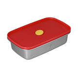 Lunch Box Red Non Pollution Good Sealing Lightweight Easily Clean Bento Box for Workers600ml In Australia - Darrahopens