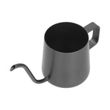 250ml Stainless Steel Hanging Ear Coffee Pot Gooseneck Spout Tea Kettle Pour Over Pot Black
