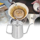 600ml 304 Stainless Steel Coffee Kettle Gooseneck Pour Over Coffee Pot for Home Kitchen