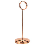 Table Number Holder Stainless Steel Durable Fade Resistant Lightweight Picture Clip for Hotel Restaurant15.5cm Rose Gold In Australia - Darrahopens