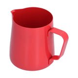 400ml PTFE Pointed Mouth Milk Frothing Jug Stainless Steel Coffee Jug for Home KitchenRed In Australia - Darrahopens