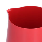 400ml PTFE Pointed Mouth Milk Frothing Jug Stainless Steel Coffee Jug for Home KitchenRed