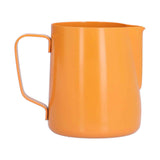 400ml PTFE Pointed Mouth Milk Frothing Jug Stainless Steel Coffee Jug for Home KitchenOrange In Australia - Darrahopens