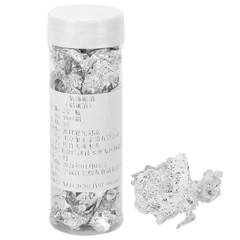 2g Silver Foil Inedible Silver Leaf Flakes for Cooking Cake and Chocolate Decoration Crafts and Arts In Australia - Darrahopens