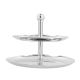 Fruit Tray Stainless Steel 2 Layers Multifunctional Durable Self Service Cupcake Stand for Home Hotel In Australia - Darrahopens