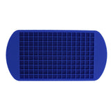 160 Grid Ice Tray Square Flexible Silicone High Temperature Resistant Mini Ice Cube Mold for Home RestaurantBlue