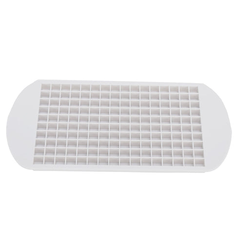 160 Grid Ice Tray Square Flexible Silicone High Temperature Resistant Mini Ice Cube Mold for Home RestaurantWhite