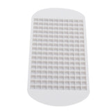 160 Grid Ice Tray Square Flexible Silicone High Temperature Resistant Mini Ice Cube Mold for Home RestaurantWhite