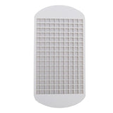 160 Grid Ice Tray Square Flexible Silicone High Temperature Resistant Mini Ice Cube Mold for Home RestaurantWhite