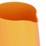 600ml Stainless Steel Frothing Pitcher Milk Coffee Frothing Jug with Pointed Spout for HomeOrange