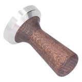 58mm Tamper Tool Black Walnut 304 Stainless Steel Portable Coffee Tamper for Home Coffee Shop In Australia - Darrahopens