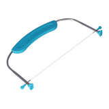 304 Stainless Steel Cake Leveler Adjustable Wire Cake Cutter with Handle and Scale DIY Baking Tool for Kitchen(29449)Sapphire Cake Leveler