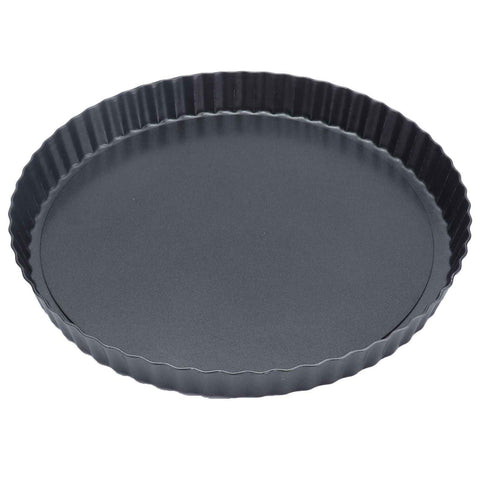 9in Bakeware Carbon Steel Baking Pan with Movable Chassis and Wavy Edge Nonstick Black for Family Baking9in Movable Chassis Pie Pan In Australia - Darrahopens