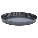 9in Bakeware Carbon Steel Baking Pan with Movable Chassis and Wavy Edge Nonstick Black for Family Baking9in Movable Chassis Pie Pan In Australia - Darrahopens