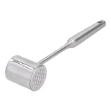 Meat Mallet Tenderizer Stainless Steel Hand Held Manual Anti Rust Steak Meat Pounder for Home Restaurants