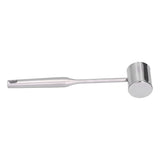 Meat Mallet Tenderizer Stainless Steel Hand Held Manual Anti Rust Steak Meat Pounder for Home Restaurants