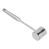 Meat Mallet Tenderizer Stainless Steel Hand Held Manual Anti Rust Steak Meat Pounder for Home Restaurants