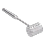 Meat Mallet Tenderizer Stainless Steel Hand Held Manual Anti Rust Steak Meat Pounder for Home Restaurants