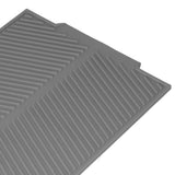 Drainable Heat Insulation Pad Silicone Table Placemat Pot Bowl Dish Mat Kitchen GadgetsGray