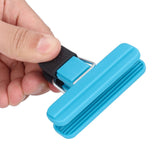 10Pcs Food Clip ABS Chip Bag Clip Good Sealing and Multifunction Non Slip Clip for Kitchen BlueSmall